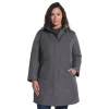 Plus Size Eddie Bauer Girl On The Go Insulated Trench Coat -Boutique Fashion Clothing Store 5177194 Dark Charcoal