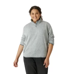 Plus Size Eddie Bauer Ember Mockneck Fleece Sweatshirt