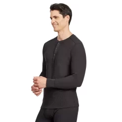 Men's Eddie Bauer Midweight Waffle Henley -Boutique Fashion Clothing Store 5744154 ALT2