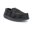 Men's Eddie Bauer Simulated Wool Plaid Moccasin Slippers -Boutique Fashion Clothing Store 5865607