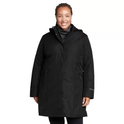 Plus Size Eddie Bauer Girl On The Go Insulated Trench Coat