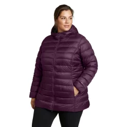Plus Size Eddie Bauer Cirruslite Packable Down Parka Coat
