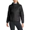 Women's Eddie Bauer Microlight Hooded Down Puffer Jacket