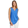 Eddie Bauer Women's Gate Check Sleeveless Split-Neck Tunic 2 Eddie Bauer Women's Gate Check Sleeveless Split-Neck Tunic -Boutique Fashion Clothing Store https3A2F2Feddiebauer.scene7 .com2Fis2Fimage2FEddieBauer2FD0091280 035C1 640x