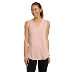 Eddie Bauer Women's Gate Check Sleeveless Split-Neck Tunic -Boutique Fashion Clothing Store https3A2F2Feddiebauer.scene7 .com2Fis2Fimage2FEddieBauer2FD0091280 691C1 640x