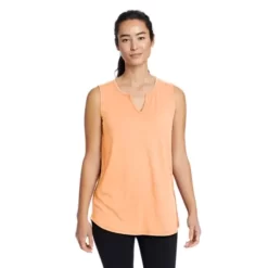 Eddie Bauer Women's Gate Check Sleeveless Split-Neck Tunic -Boutique Fashion Clothing Store https3A2F2Feddiebauer.scene7 .com2Fis2Fimage2FEddieBauer2FD0091280 921C1 640x