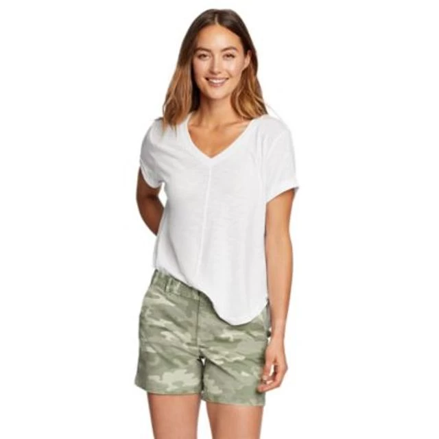 Eddie Bauer Women's Gate Check Short-Sleeve T-Shirt 8 Eddie Bauer Women's Gate Check Short-Sleeve T-Shirt - Image 6