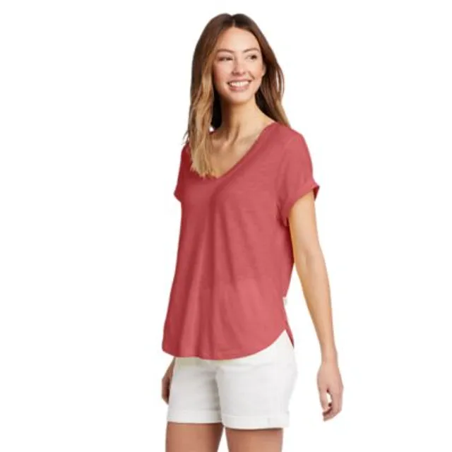 Eddie Bauer Women's Gate Check Short-Sleeve T-Shirt 6 Eddie Bauer Women's Gate Check Short-Sleeve T-Shirt - Image 4