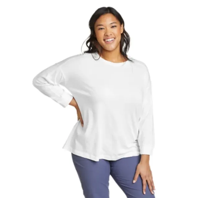 Eddie Bauer Women's Everyday Essentials 3/4-Sleeve T-Shirt 6 Eddie Bauer Women's Everyday Essentials 3/4-Sleeve T-Shirt - Image 4