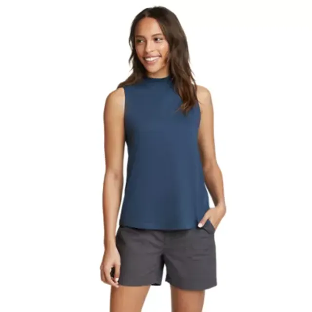 Eddie Bauer Women's Everyday Essentials Sleeveless Mock Neck Tank 4 Eddie Bauer Women's Everyday Essentials Sleeveless Mock Neck Tank - Image 2