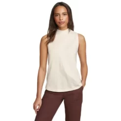 Eddie Bauer Women's Everyday Essentials Sleeveless Mock Neck Tank 8 Eddie Bauer Women's Everyday Essentials Sleeveless Mock Neck Tank -Boutique Fashion Clothing Store https3A2F2Feddiebauer.scene7 .com2Fis2Fimage2FEddieBauer2FD0093949 529C1 640x
