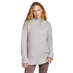 Eddie Bauer Women's Rest & Repeat Funnel-Neck Sweater 10 Eddie Bauer Women's Rest & Repeat Funnel-Neck Sweater -Boutique Fashion Clothing Store https3A2F2Feddiebauer.scene7 .com2Fis2Fimage2FEddieBauer2FD0100929 139C1 640x