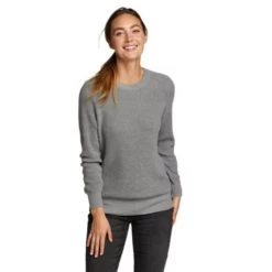 Eddie Bauer Women's Tellus Crewneck Sweater 8 Eddie Bauer Women's Tellus Crewneck Sweater -Boutique Fashion Clothing Store https3A2F2Feddiebauer.scene7 .com2Fis2Fimage2FEddieBauer2FD0100966 158C1 640x