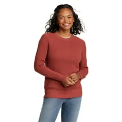 Eddie Bauer Women's Tellus Crewneck Sweater 10 Eddie Bauer Women's Tellus Crewneck Sweater -Boutique Fashion Clothing Store https3A2F2Feddiebauer.scene7 .com2Fis2Fimage2FEddieBauer2FD0100966 833C1 640x