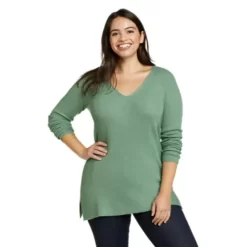 Eddie Bauer Women's Tellus V-Neck Sweater -Boutique Fashion Clothing Store https3A2F2Feddiebauer.scene7 .com2Fis2Fimage2FEddieBauer2FD0100972 736C1 640x