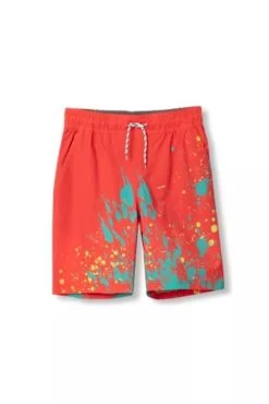 Eddie Bauer Boys' Sea Spray Printed Swim Shorts