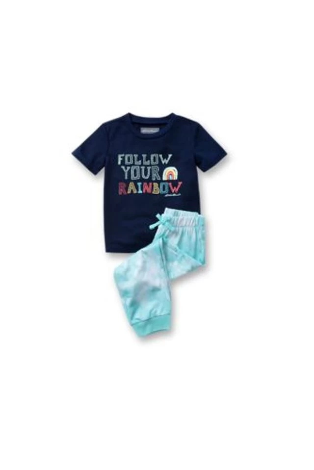 Eddie Bauer Toddler Girls' Loose Fit Sleep Set 3 Eddie Bauer Toddler Girls' Loose Fit Sleep Set