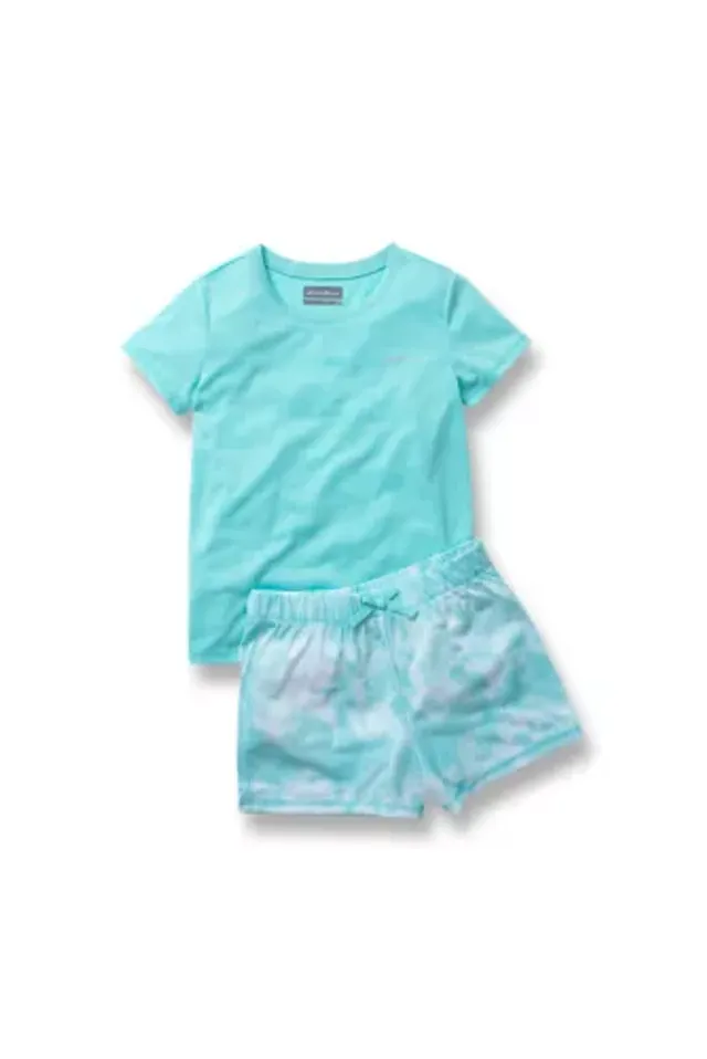 Eddie Bauer Girls' Loose Fit Short Sleep Set 3 Eddie Bauer Girls' Loose Fit Short Sleep Set