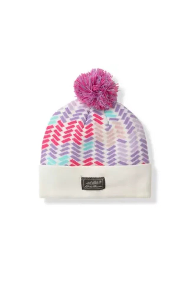 Eddie Bauer Girls' Sonoma Pom Beanie 3 Eddie Bauer Girls' Sonoma Pom Beanie - Image 2