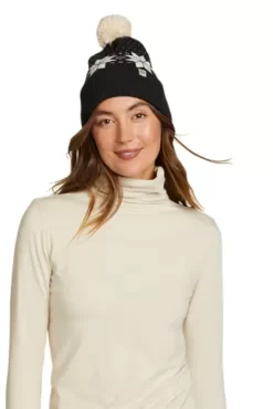 Eddie Bauer Women's Lola Peak Pom Beanie