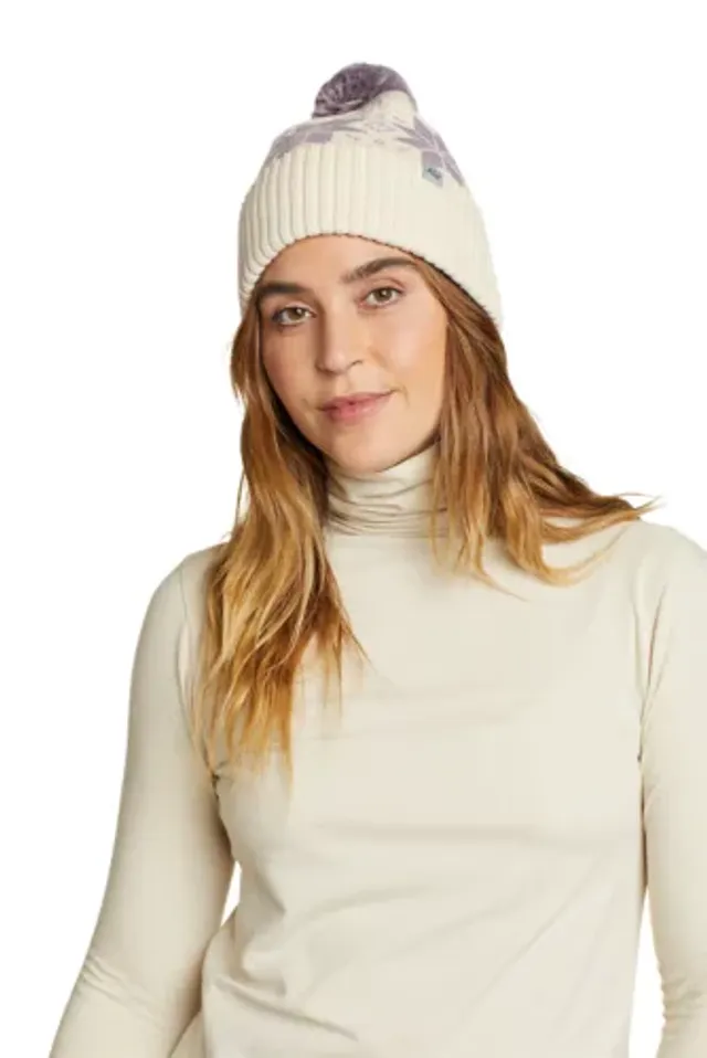 Eddie Bauer Women's Lola Peak Pom Beanie 5 Eddie Bauer Women's Lola Peak Pom Beanie - Image 3