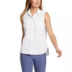 Eddie Bauer Women's Mountain Ripstop Sleeveless Shirt 11 Eddie Bauer Women's Mountain Ripstop Sleeveless Shirt -Boutique Fashion Clothing Store https3A2F2Feddiebauer.scene7 .com2Fis2Fimage2FEddieBauer2FD0313427 500C1 640x