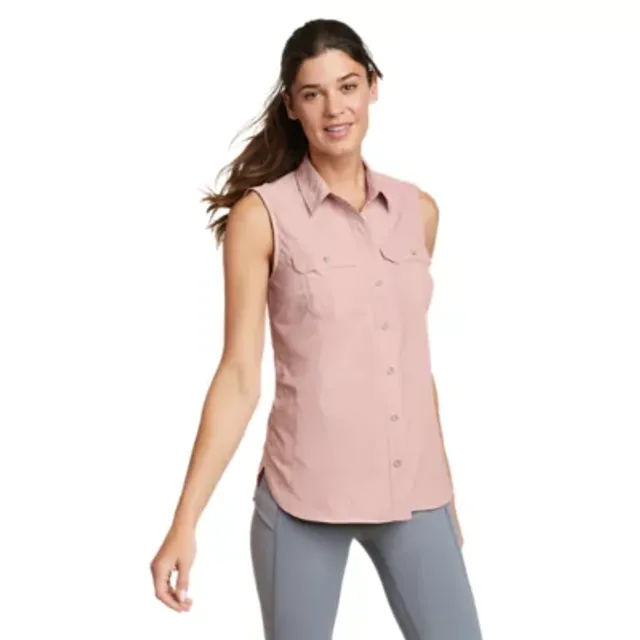 Eddie Bauer Women's Mountain Ripstop Sleeveless Shirt 5 Eddie Bauer Women's Mountain Ripstop Sleeveless Shirt - Image 3