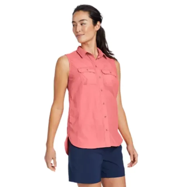 Eddie Bauer Women's Mountain Ripstop Sleeveless Shirt 4 Eddie Bauer Women's Mountain Ripstop Sleeveless Shirt - Image 2