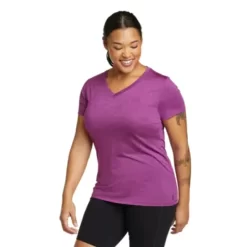 Eddie Bauer Women's Resolution Short-Sleeve V-Neck T-Shirt 18 Eddie Bauer Women's Resolution Short-Sleeve V-Neck T-Shirt -Boutique Fashion Clothing Store https3A2F2Feddiebauer.scene7 .com2Fis2Fimage2FEddieBauer2FD0313725 344C1 640x