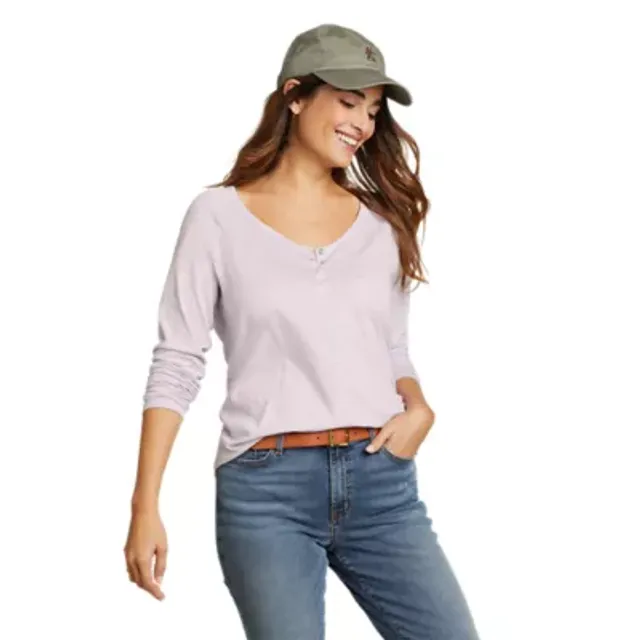 Eddie Bauer Women's Gate Check Long-Sleeve T-Shirt 6 Eddie Bauer Women's Gate Check Long-Sleeve T-Shirt - Image 4