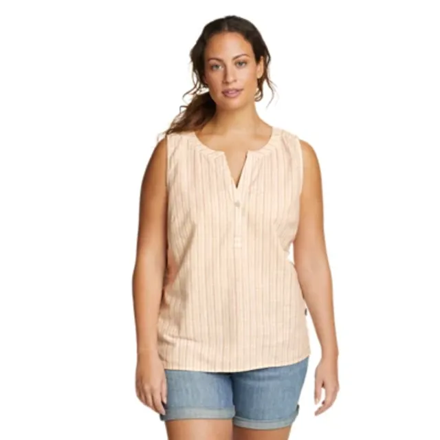 Eddie Bauer Women's EB Hemplify Sleeveless Beach Shirt 5 Eddie Bauer Women's EB Hemplify Sleeveless Beach Shirt - Image 3