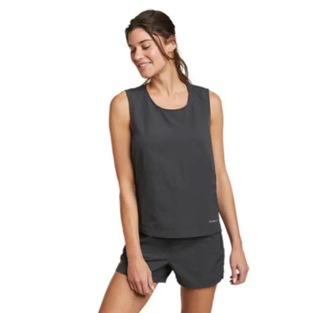 Eddie Bauer Women's Mountain Crinkle Sleeveless Shirt 4 Eddie Bauer Women's Mountain Crinkle Sleeveless Shirt - Image 2