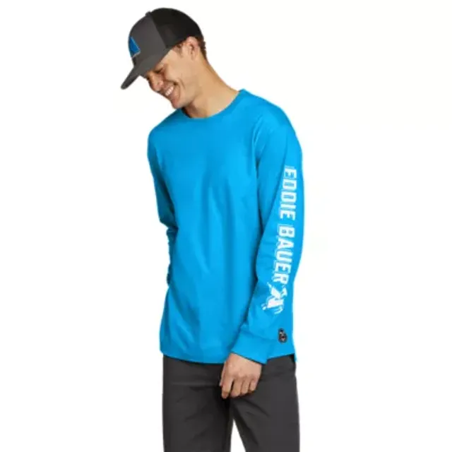 Eddie Bauer Men's Mountain Ops Long-Sleeve Graphic 100% Cotton T-Shirt 4 Eddie Bauer Men's Mountain Ops Long-Sleeve Graphic 100% Cotton T-Shirt - Image 2