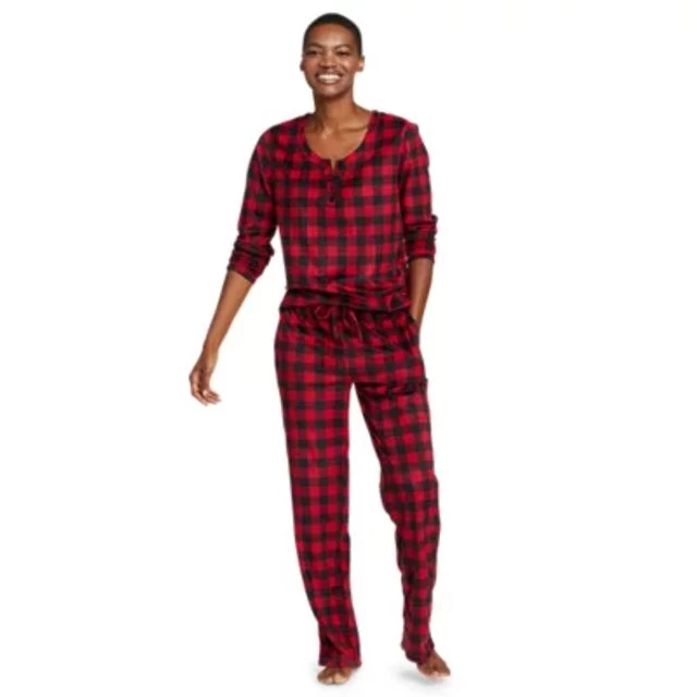 Eddie Bauer Women's Microfleece Sleep Set 3 Eddie Bauer Women's Microfleece Sleep Set