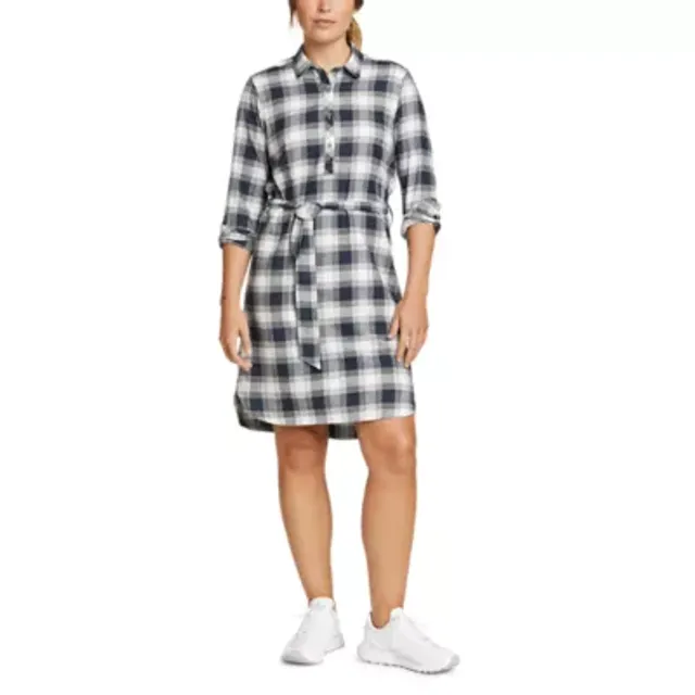 Eddie Bauer Women's Field Flannel Dress 4 Eddie Bauer Women's Field Flannel Dress - Image 2