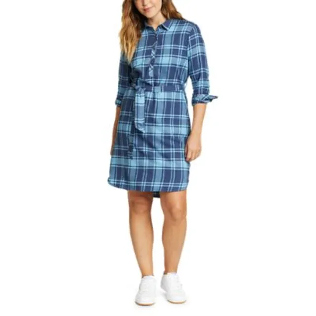 Eddie Bauer Women's Field Flannel Dress 3 Eddie Bauer Women's Field Flannel Dress