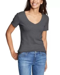Eddie Bauer Women's Stine's Short-Sleeve V-Neck T-Shirt -Boutique Fashion Clothing Store https3A2F2Feddiebauer.scene7 .com2Fis2Fimage2FEddieBauer2FD0591196 149C1 640x