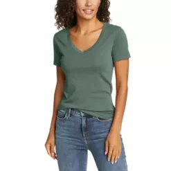 Eddie Bauer Women's Stine's Short-Sleeve V-Neck T-Shirt -Boutique Fashion Clothing Store https3A2F2Feddiebauer.scene7 .com2Fis2Fimage2FEddieBauer2FD0591196 714C1 640x
