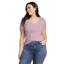 Eddie Bauer Women's Stine's Short-Sleeve V-Neck T-Shirt -Boutique Fashion Clothing Store https3A2F2Feddiebauer.scene7 .com2Fis2Fimage2FEddieBauer2FD0591196 862C1 640x