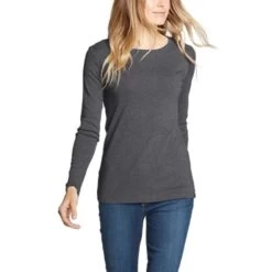 Eddie Bauer Women's Stine's Long-Sleeve Crew T-Shirt -Boutique Fashion Clothing Store https3A2F2Feddiebauer.scene7 .com2Fis2Fimage2FEddieBauer2FD0591257 149C1 640x