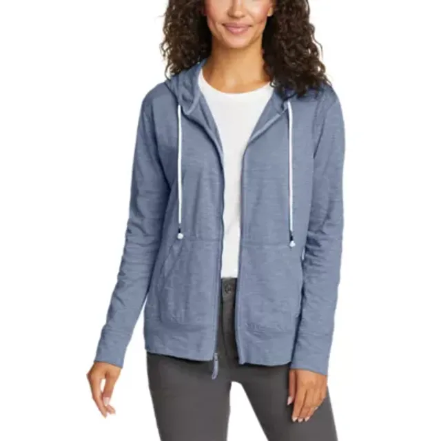 Eddie Bauer Women's Legend Wash Slub Full-Zip Hoodie 4 Eddie Bauer Women's Legend Wash Slub Full-Zip Hoodie - Image 2