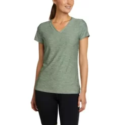 Eddie Bauer Women's Compass Essentials V-Neck T-Shirt