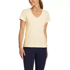 Eddie Bauer Women's Coast And Climb Short-Sleeve V-Neck T-Shirt -Boutique Fashion Clothing Store https3A2F2Feddiebauer.scene7 .com2Fis2Fimage2FEddieBauer2FD0592227 923C1 640x