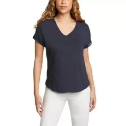 Eddie Bauer Women's Coast And Climb Lace Trim T-Shirt