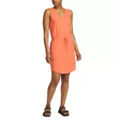 Eddie Bauer Women's Coast &Climb Tie Waist Dress