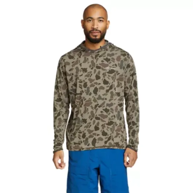 Eddie Bauer Men's Marine Air UPF Long-Sleeve Hoodie 4 Eddie Bauer Men's Marine Air UPF Long-Sleeve Hoodie - Image 2