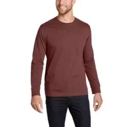 Eddie Bauer Men's Legend Wash 100% Cotton Long-Sleeve Classic T-Shirt -Boutique Fashion Clothing Store https3A2F2Feddiebauer.scene7 .com2Fis2Fimage2FEddieBauer2FD0662785 860C1 640x