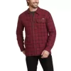 Eddie Bauer Men's Eddie's Field Flannel Long-Sleeve Zip Shirt Jacket